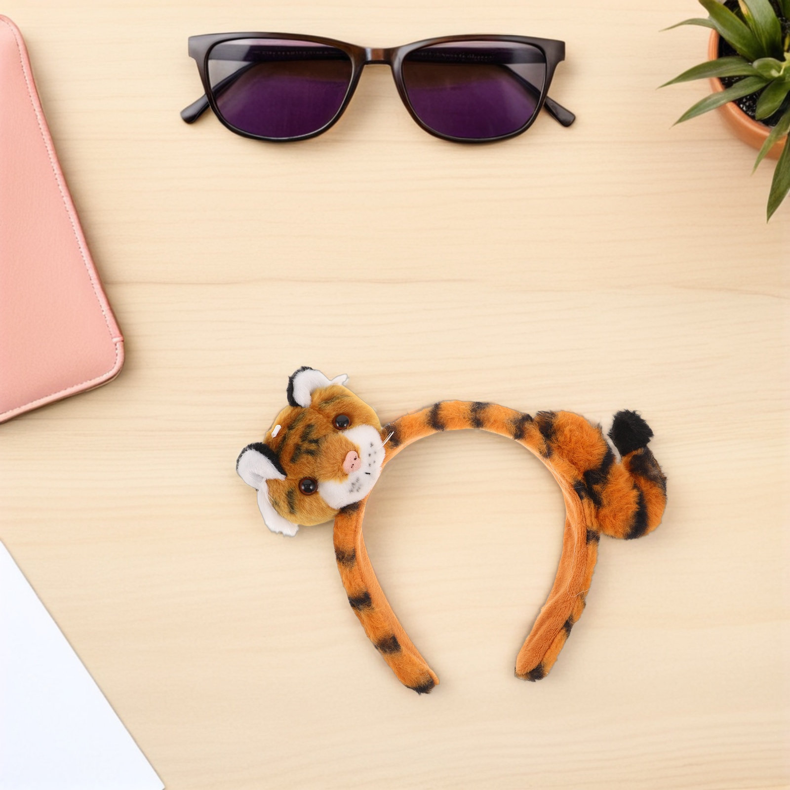 Skincare Animate - Tiger Ear Headband Soft Brown Animal