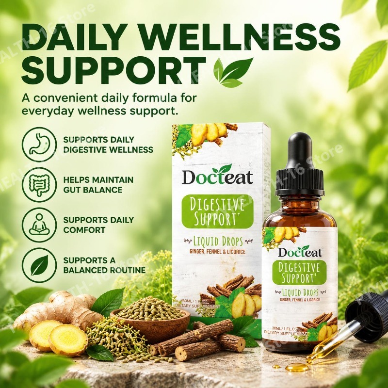 Digestive Support Liquid Drops - Licorice Root Extract recension och pris